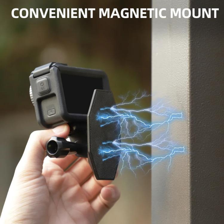 Sunnylife DZ762 Sports Camera Magnetic Dock Expansion Adapter Bracket(Black) - Mount & Holder by Sunnylife | Online Shopping UK | buy2fix