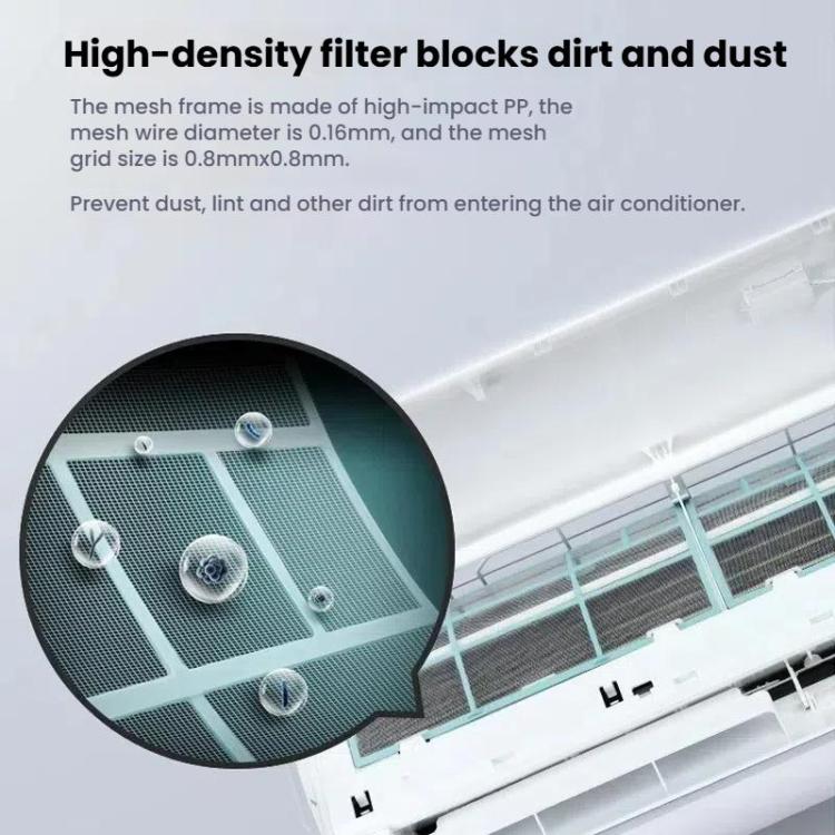 39x31.5cm Filter Mesh For Midea Air Conditioner Replacement 1/1.5/2 HP Wall-Mounted Indoor Units - Air Conditioner Parts by buy2fix | Online Shopping UK | buy2fix
