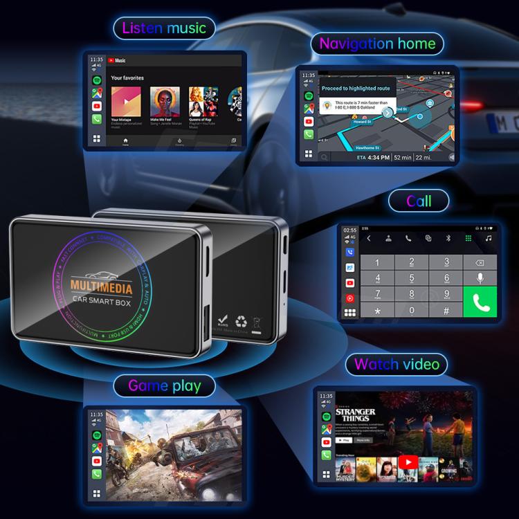 BY971 Wireless CarPlay Adapter 3-In-1 Car TV Stick HDMI Out Sync For Laptop/TV 2+16G - Bluetooth Adapters by buy2fix | Online Shopping UK | buy2fix