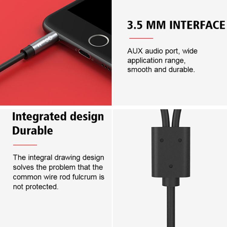 QGeeM 2RCA to 3.5mm Jack Audio Cable Gold-Plated Stereo Aux Cord for Home Theater, DVD Player,Hi-Fi Systems 2m - Aux Cable by QGeeM | Online Shopping UK | buy2fix