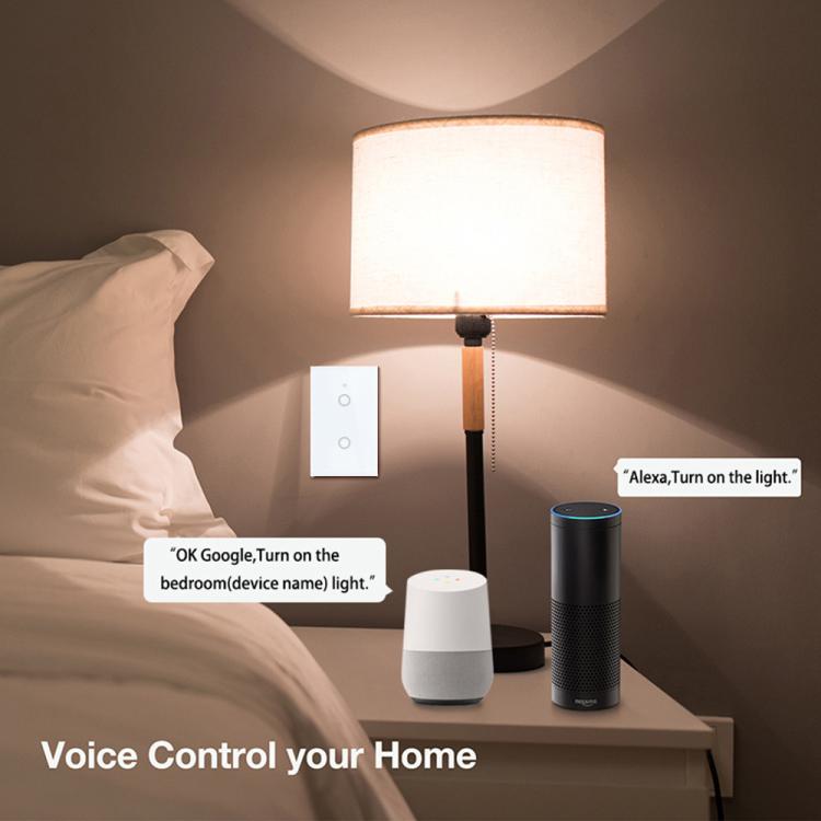 Model 120 US Gauge Graffiti Smart WIFI Single Fire Switch, Spec: 1-Gang White - Smart Switch by buy2fix | Online Shopping UK | buy2fix