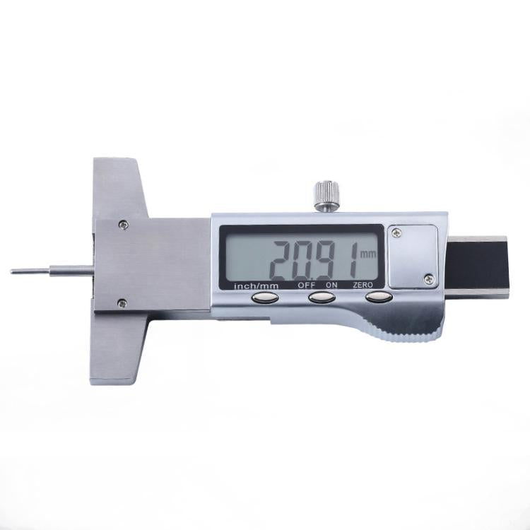 Syntek Electronic Digital Display Tire Tread Depth Caliper 0-25mm Measuring Tread Depth Gauge(All-metal) - Other Tools by Syntek | Online Shopping UK | buy2fix