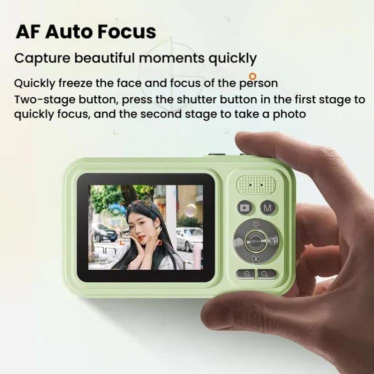 KACHI K7 2.4 Inch CCD Digital Cameras Vintage SLR Cameras(Green) - Video Cameras by KACHI | Online Shopping UK | buy2fix