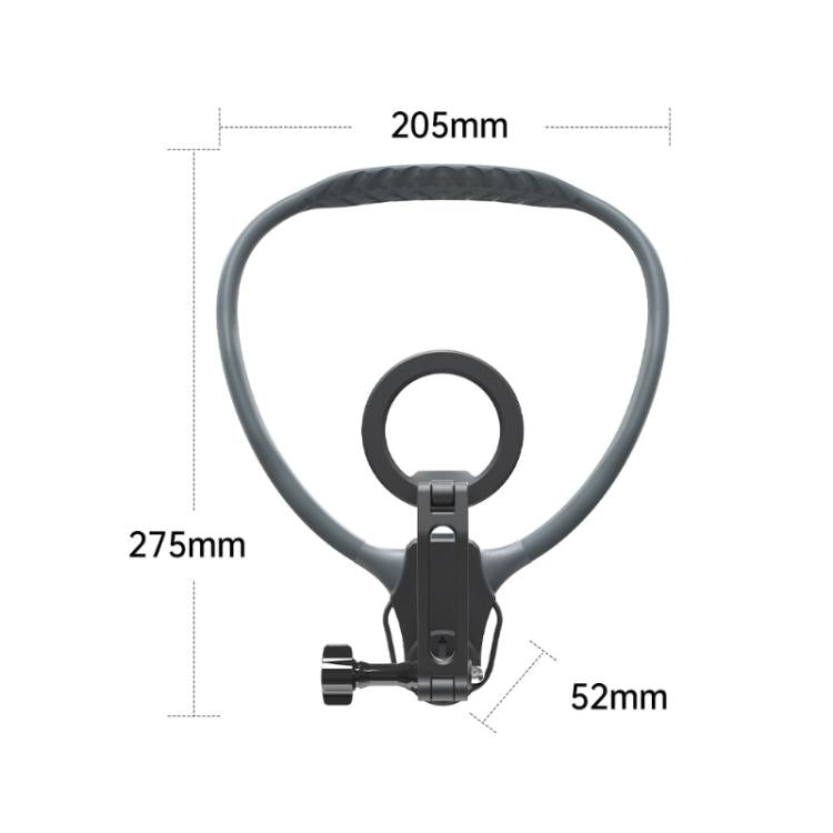 Adjustable Magnetic Neck Mount Phone Holder Quick-Release Chest Strap POV Mount For Sports & Vlogging(Black) - Holder by buy2fix | Online Shopping UK | buy2fix