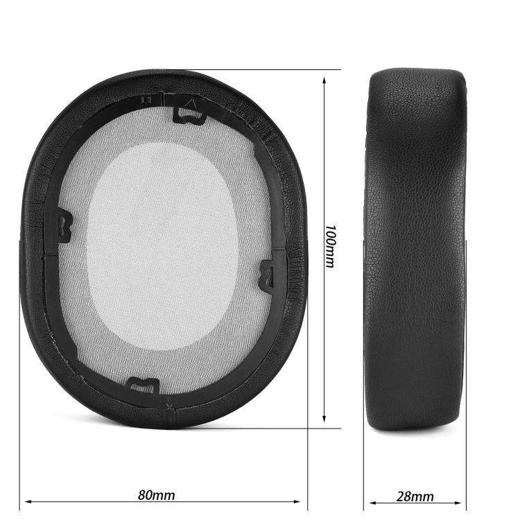 For Corsair HS55/HS55 Pro/HS65 Headset 1pair Replacement Ear Cushions Ear Pads, Style: Leather + Velvet Black - Earmuff & Pad by buy2fix | Online Shopping UK | buy2fix