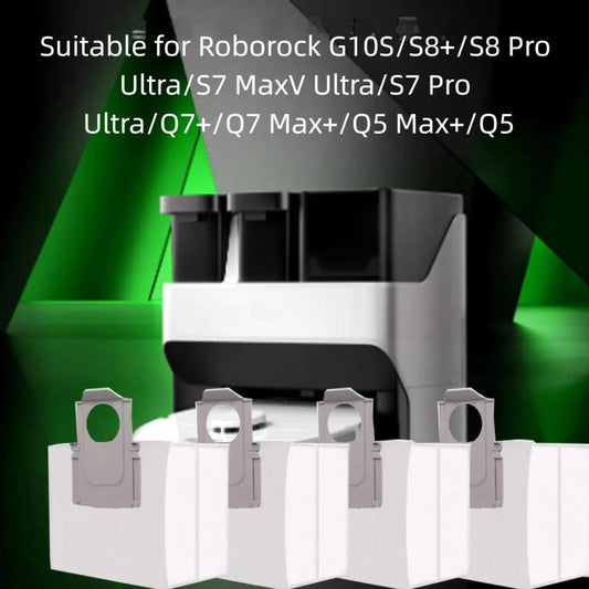 3pcs /Pack Dust Bag For Roborock G10S/S8+/S8 Pro Ultra/S7 MaxV Ultra/S7 Pro Ultra/Q7+/Q7 Max+/Q5 Max+/Q5(White) - For Roborock Accessories by buy2fix | Online Shopping UK | buy2fix