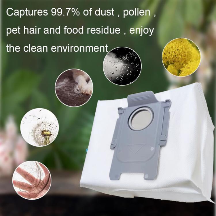 3pcs /Pack Dust Bag For Roborock G10S/S8+/S8 Pro Ultra/S7 MaxV Ultra/S7 Pro Ultra/Q7+/Q7 Max+/Q5 Max+/Q5(White) - For Roborock Accessories by buy2fix | Online Shopping UK | buy2fix