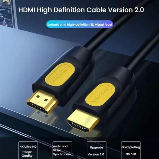 VegGieg HHI HDMI 2.0 HD Cable 4K 60Hz Television Computer Monitor Projector Video Connection Cable, Length: 1.5M - Cable by VegGieg | Online Shopping UK | buy2fix