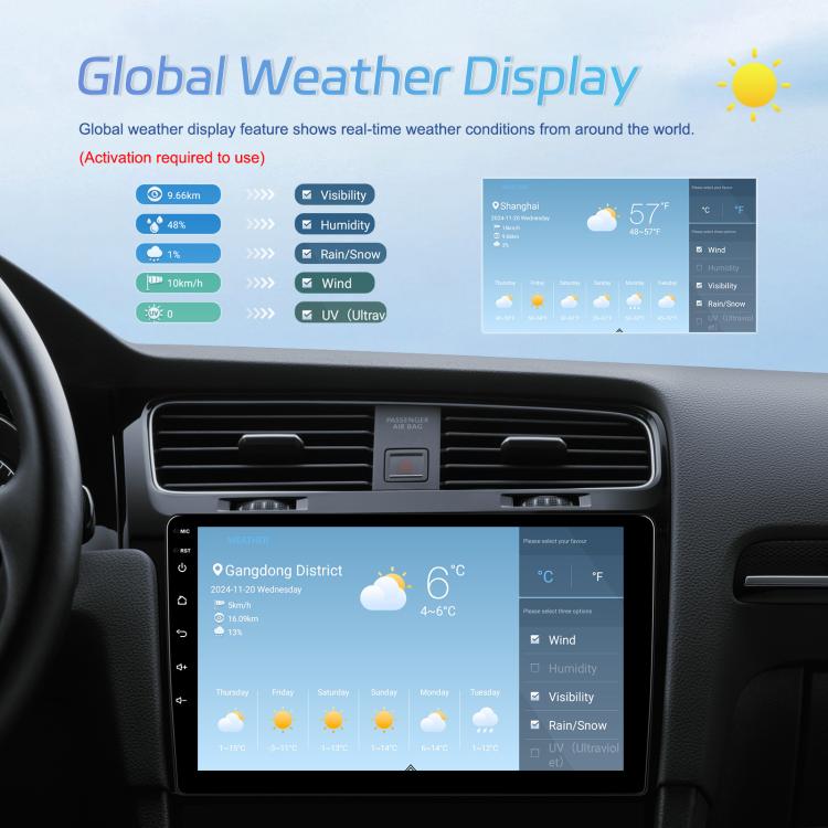7 Inch 4+64G WiFi Version Dual Butt Universal Bluetooth Wireless Carplay Car Navigation Center Control, Spec: Standard+AHD+Mic - Car MP3 & MP4 & MP5 by buy2fix | Online Shopping UK | buy2fix