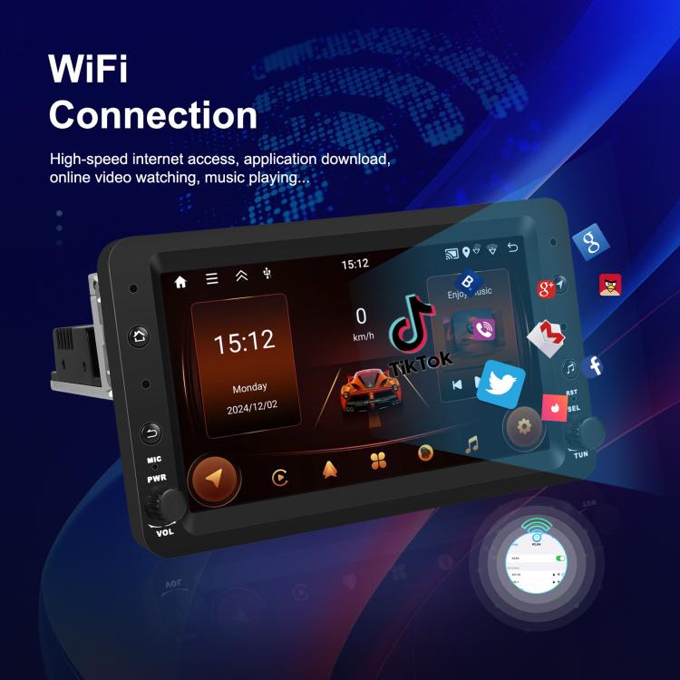 4+64G For Alfa Romeo 159 7 inch Horizontal Screen Carplay Car Navigation Center Control Integrated Machine(Standard+AHD+Mic) - Car MP3 & MP4 & MP5 by buy2fix | Online Shopping UK | buy2fix