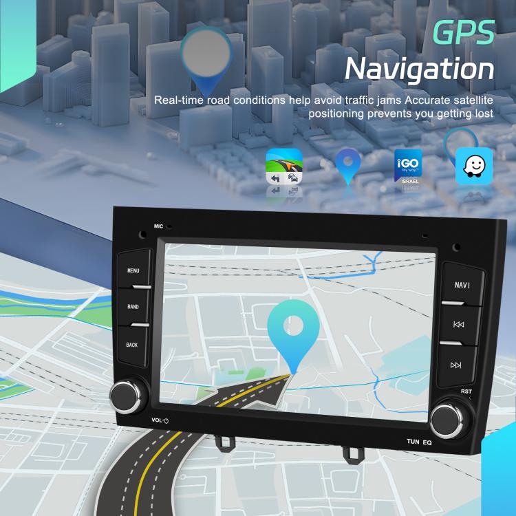 For Peugeot 408 7 inch Horizontal Screen Carplay Car Player Car Navigation Center Control, Spec: Standard - Car MP3 & MP4 & MP5 by buy2fix | Online Shopping UK | buy2fix