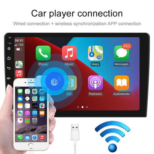 1+16G For BMW E46 1999-2005 9 inch WiFi Version Large Screen Carplay Car Navigator Reversing Camera Integrated Machine(Standard+AHD Camera) - Car MP3 & MP4 & MP5 by buy2fix | Online Shopping UK | buy2fix