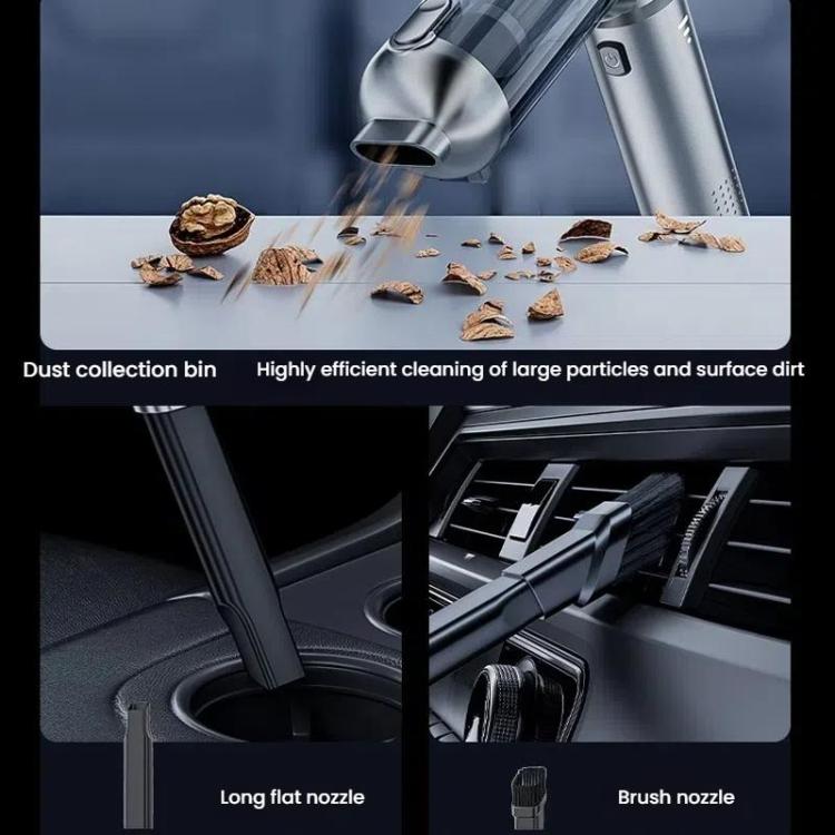 SUITU ST-6691Plus Car Cordless Powerful Brushless Vacuum Cleaner(Silver Purple) - Vacuum Cleaner by SUITU | Online Shopping UK | buy2fix
