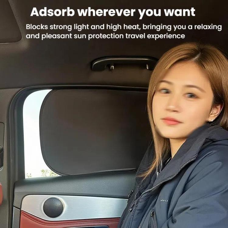 4pcs /Set SUITU ST-2414 Car Vinyl Static Film Adsorption Sunshade Sunscreen Heat Insulation Sunblinds - Sound & Heat Insulation Cotton by SUITU | Online Shopping UK | buy2fix