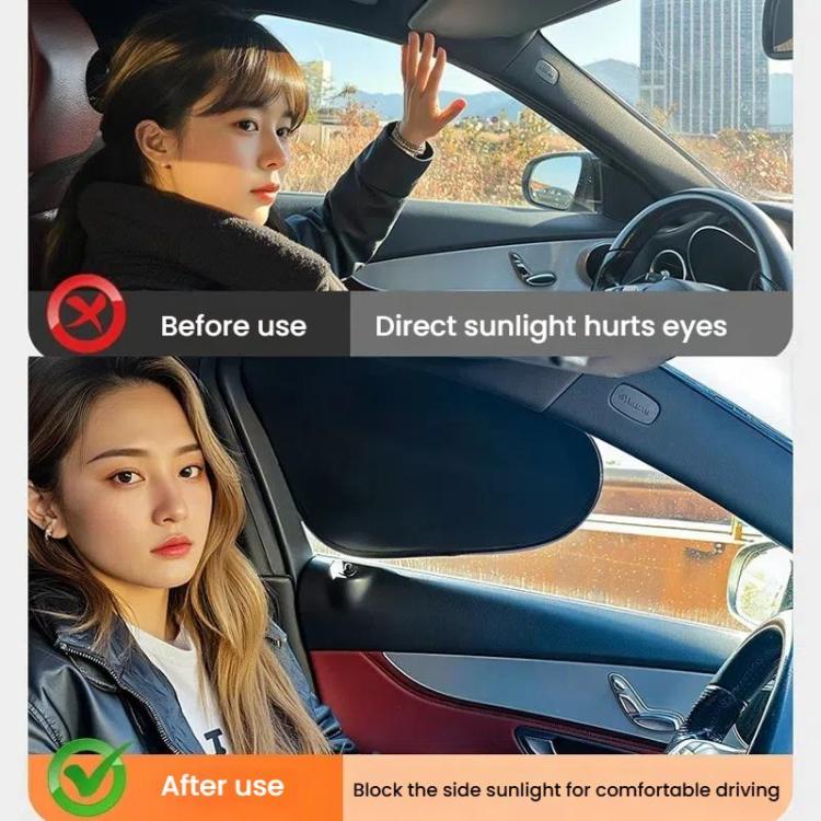 4pcs /Set SUITU ST-2414 Car Vinyl Static Film Adsorption Sunshade Sunscreen Heat Insulation Sunblinds - Sound & Heat Insulation Cotton by SUITU | Online Shopping UK | buy2fix