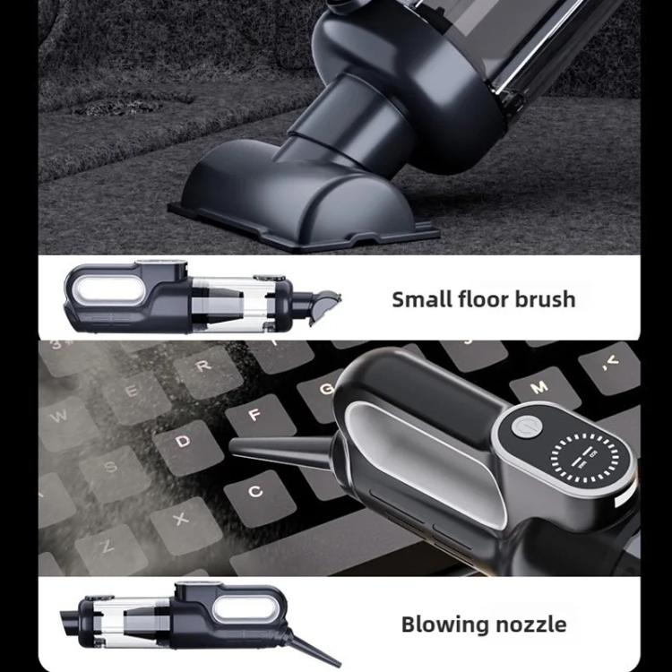 SUITU ST-8007C Car Vacuum Cleaner Vacuuming Blowing Home Outdoor Handheld Small Brushless Vacuum Cleaner(Black Silver) - Vacuum Cleaner by SUITU | Online Shopping UK | buy2fix