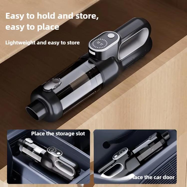 SUITU ST-8007C Car Vacuum Cleaner Vacuuming Blowing Home Outdoor Handheld Small Brushless Vacuum Cleaner(Black Silver) - Vacuum Cleaner by SUITU | Online Shopping UK | buy2fix