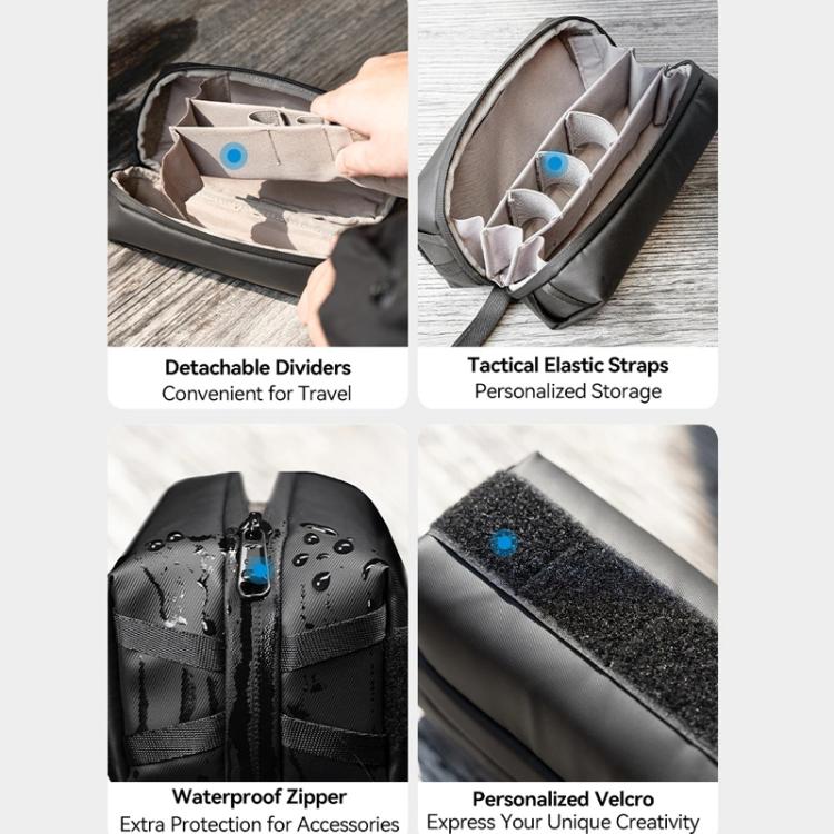 For DJI Osmo Pocket 3 Creator Combo TELESIN Universal Portable Storage Bag Carrying Case(Black) - Case & Bags by TELESIN | Online Shopping UK | buy2fix