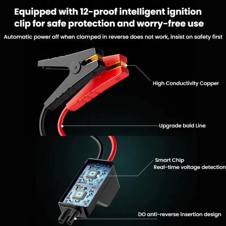 SUITU ST-9650B 4 x 1500mAh Car Emergency Starting Power Supply Inflatable Pump Integrated Machine - Inflatable Pump by SUITU | Online Shopping UK | buy2fix