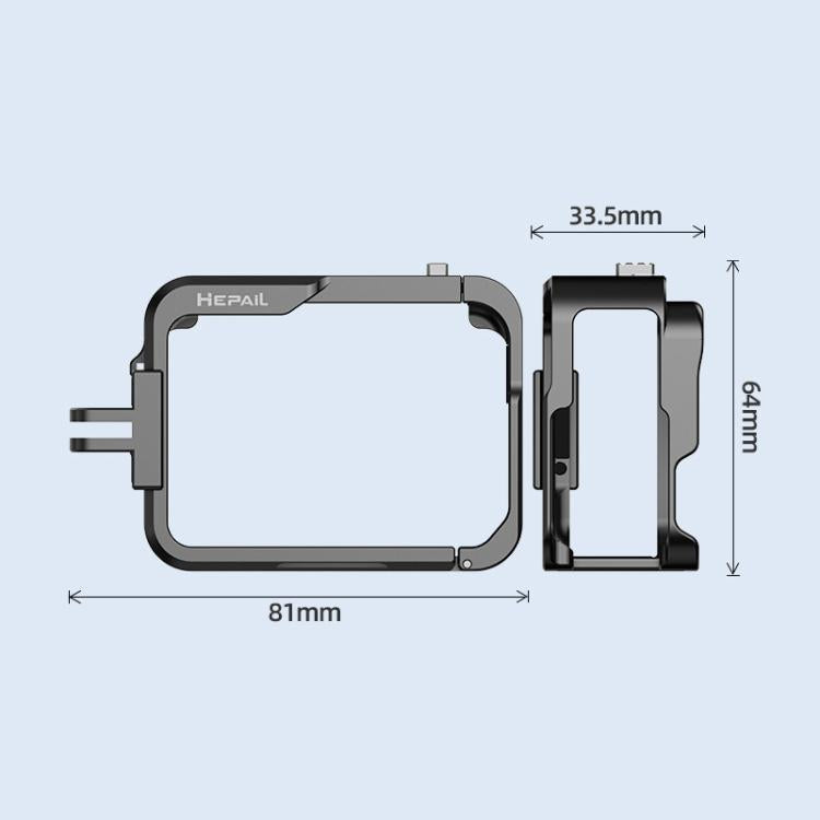 For Insta360 Ace HEPAIL AC-25 Metal Rabbit Cage Camera Frame Accessories - Mount & Holder by HEPAIL | Online Shopping UK | buy2fix
