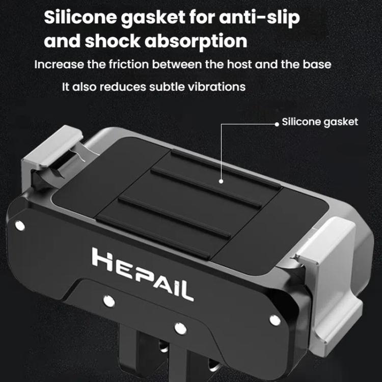 For DJI Osmo Action 4 / 3 HEPAIL AC-17 Metal Magnetic Quick Release - Mount & Holder by HEPAIL | Online Shopping UK | buy2fix