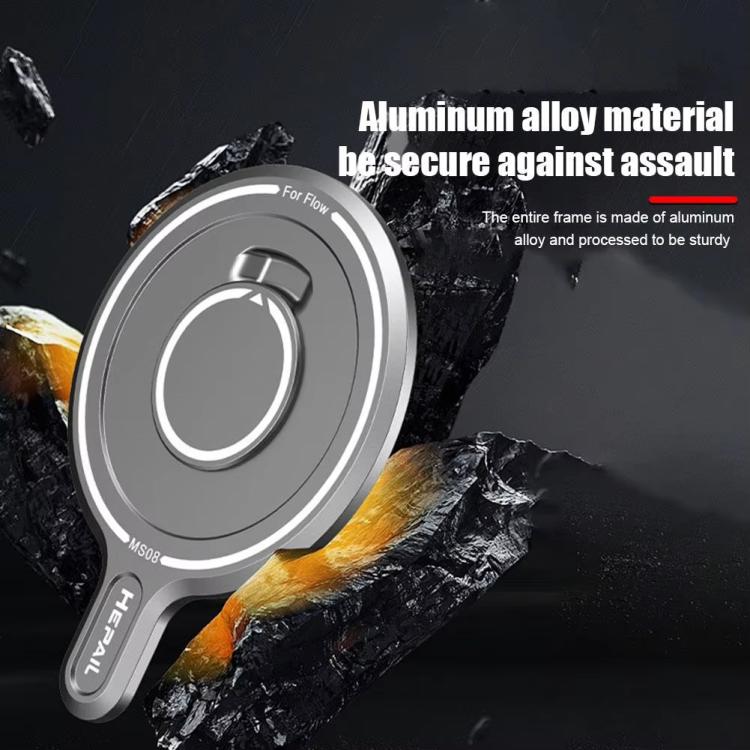 For Insta360 FLow HEPAIL MS08 Gimbal Magnet Phone Holder - Mount & Holder by HEPAIL | Online Shopping UK | buy2fix