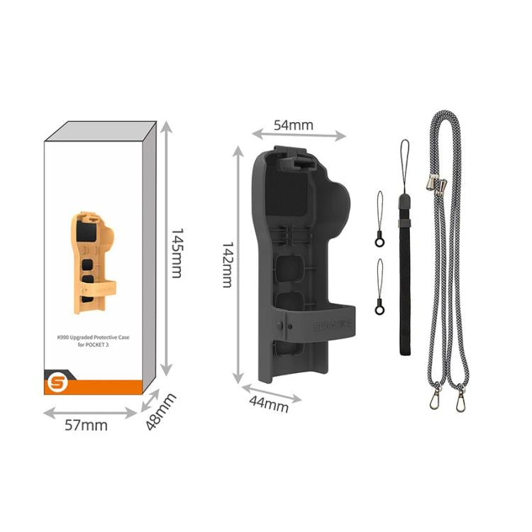 For DJI Osmo Pocket 3 Sunnylife OP3-K990 Protective Cover Body Filter Storage Top Cover Protective Case(Yellow) - Case & Bags by Sunnylife | Online Shopping UK | buy2fix