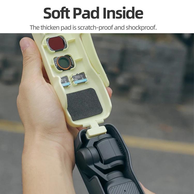 For DJI Osmo Pocket 3 Sunnylife OP3-K990 Protective Cover Body Filter Storage Top Cover Protective Case(Yellow) - Case & Bags by Sunnylife | Online Shopping UK | buy2fix
