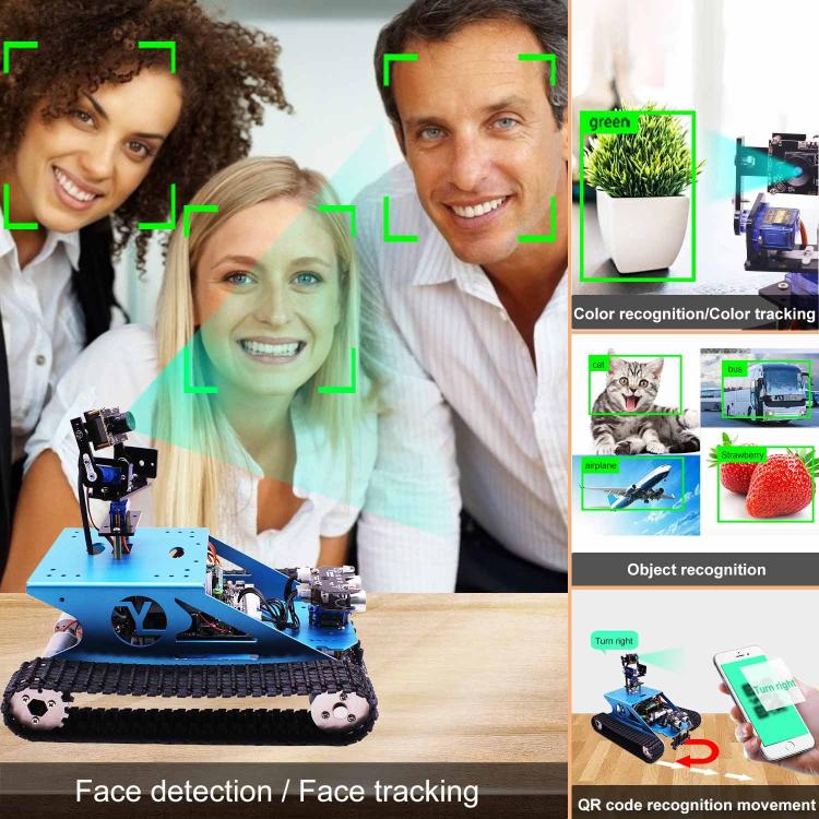 Yahboom K230 Vision Module With 2.4-Inch HD Touch Screen 32G TF Card With Fixed Bracket - Components Kits by Yahboom | Online Shopping UK | buy2fix