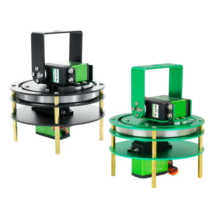 Yahboom 1DOF With Servo Electric Platform For Robot Car Black - Robotics Accessories by Yahboom | Online Shopping UK | buy2fix