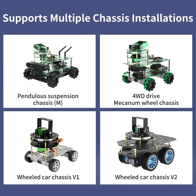 Yahboom 1DOF With Servo Electric Platform For Robot Car Black - Robotics Accessories by Yahboom | Online Shopping UK | buy2fix