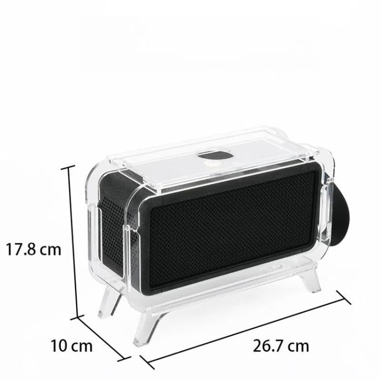 For Marshall Middleton Speaker Stand Acrylic Retro TV Cabinet Design Desktop Organizer Display Shelf(Transparent) - Speaker Bracket by buy2fix | Online Shopping UK | buy2fix