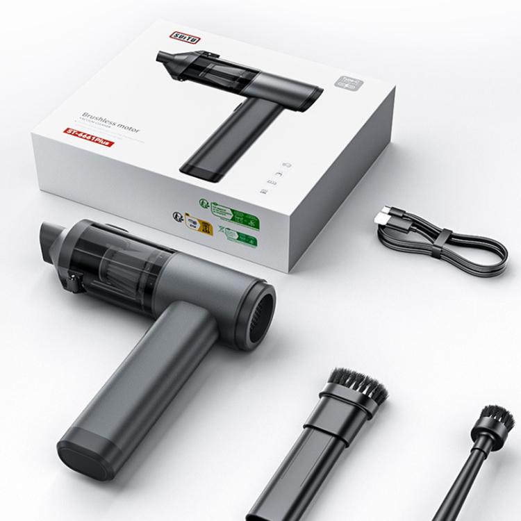 SUITU ST-6661 Plus Metal Shell Brushless Handheld Car Vacuum Cleaner(Silver Gray) - Vacuum Cleaner by SUITU | Online Shopping UK | buy2fix