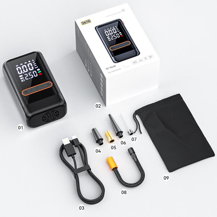 SUITU ST-9648B Portable Wireless Digital Display Car Automatic Air Pump - Inflatable Pump by SUITU | Online Shopping UK | buy2fix