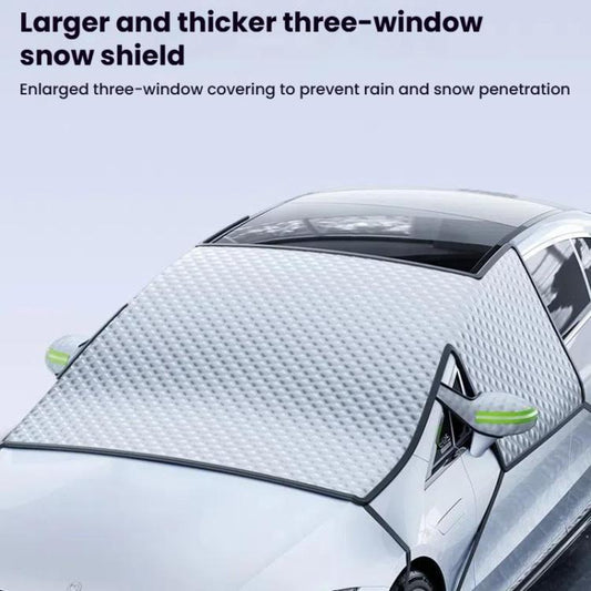 SUITU ST-4022 Car Front Windscreen Anti-Frost Sunshade Cover Winter Snow Cover(Black) - Window Foils & Solar Protection by SUITU | Online Shopping UK | buy2fix