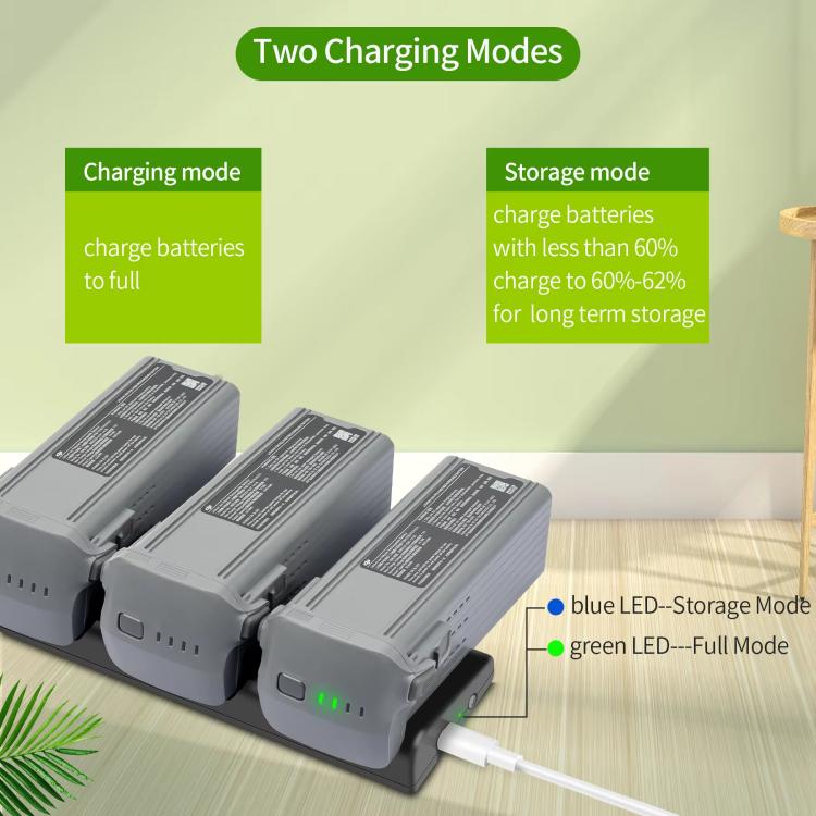 For DJI Air 3/Air 3S Battery Charger YX 3-way Charging Butler Drone Accessories - Other by YX | Online Shopping UK | buy2fix