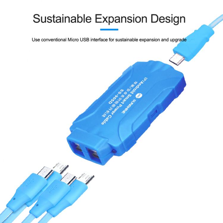 SUNSHINE SS-905D For iPhone / Android Series Power Supply Start-up Cables Mobile Phone Repair Test Cables - Test Tools by SUNSHINE | Online Shopping UK | buy2fix