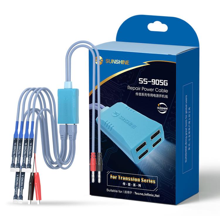 SUNSHINE SS-905G For Tecno / itel / Infinix Series Power Supply Cable Mobile Phone Repair Test Cables - Test Tools by SUNSHINE | Online Shopping UK | buy2fix
