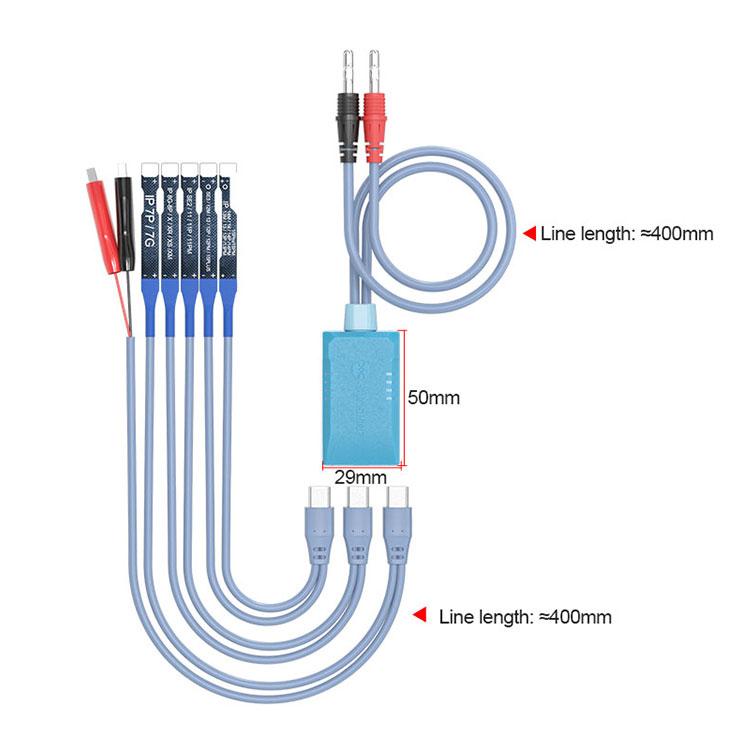SUNSHINE SS-908E For iPhone 11-16 Series Simple Power Supply Start-up Cable Expandable Mobile Phone Repair Test Cable - Test Tools by SUNSHINE | Online Shopping UK | buy2fix