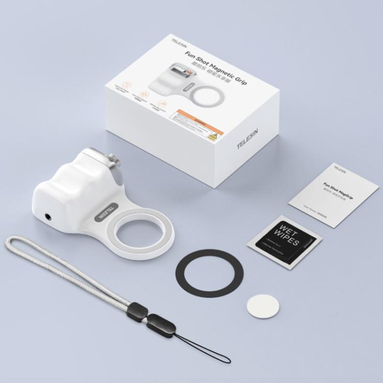 TELESIN P1-MP-10 Magsafe Magnetic Camera Shoot Hand Grip Bluetooth Remote Control Mobile Phone Camera Handle - Phone Remote Control by TELESIN | Online Shopping UK | buy2fix