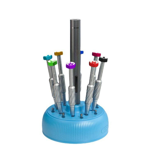 RELIFE RL-078 Magnetic Screwdriver Rotating Box 360-degree Rotation 17-slot Screwdriver Storage Box - Tool Boxes & Bags by RELIFE | Online Shopping UK | buy2fix