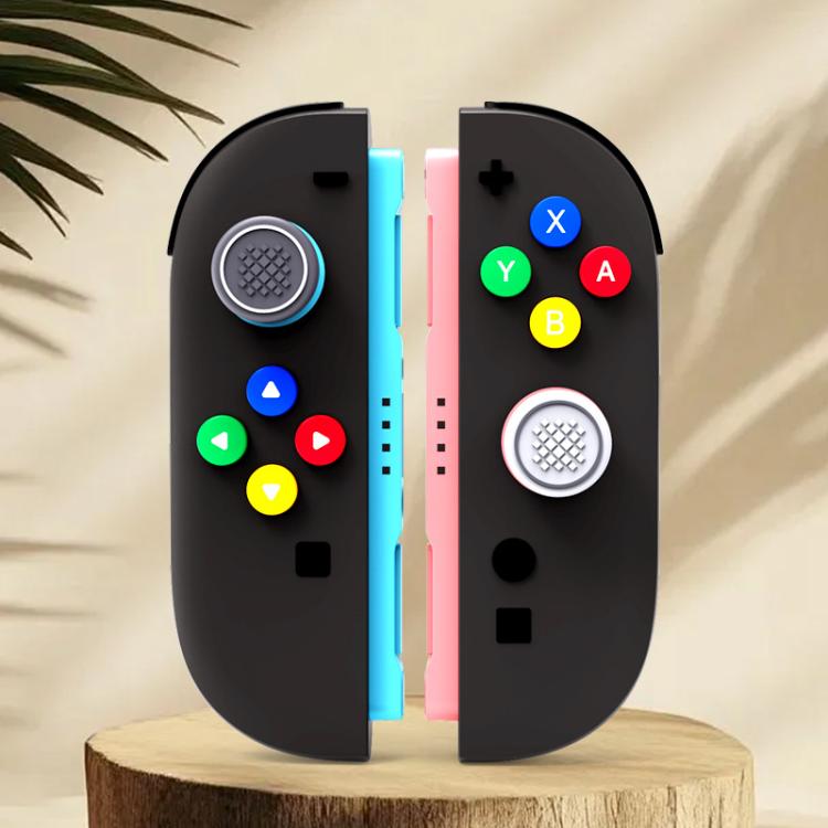 For Nintendo Switch 2 Joy-Con Controllers Silicone Button Skins & Joystick Caps Set(Green Blue) - Others by buy2fix | Online Shopping UK | buy2fix
