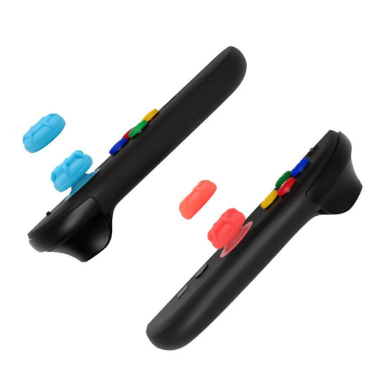 For Nintendo Switch 2 Silicone Joystick Cap 6 In 1 Key Protection Cap(Orange+Blue) - Others by buy2fix | Online Shopping UK | buy2fix