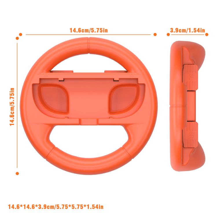 2pcs /Pack Steering Wheel Grip for Nintendo Switch 2/Switch Joy-Con Controllers(Black) - Others by buy2fix | Online Shopping UK | buy2fix