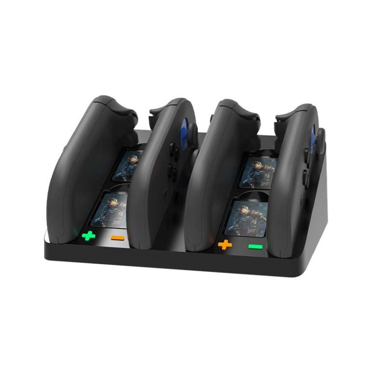 4-in-1 Charging Dock for Nintendo Switch 2 Joy-Con Charging for 4 Controllers with 4 Memory Card Slots - Charger & Power by buy2fix | Online Shopping UK | buy2fix