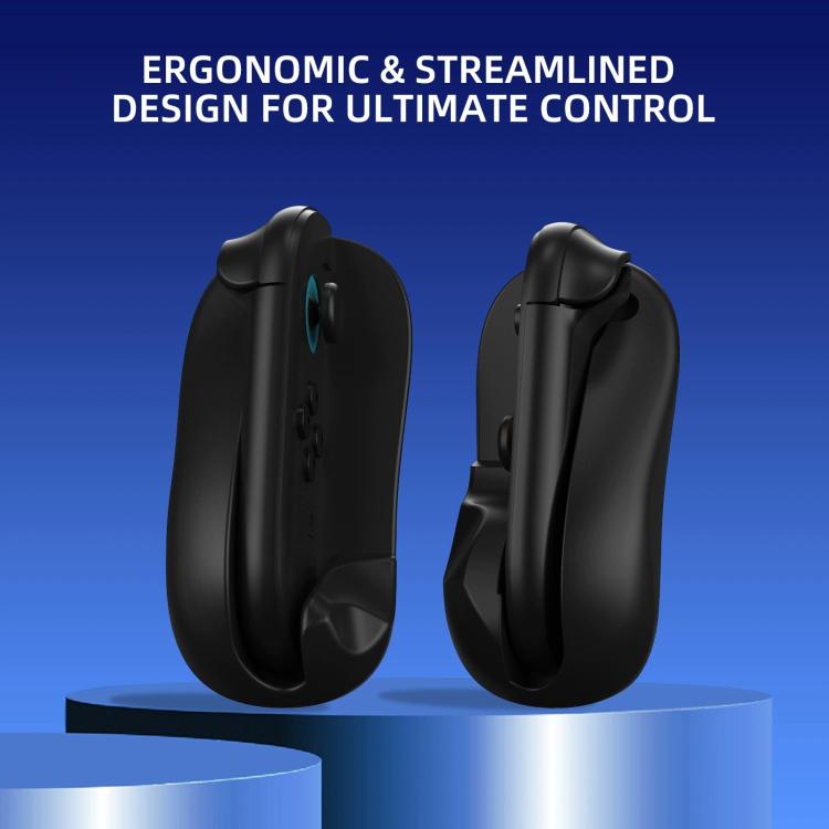 For Nintendo Switch 2 Joy-Con 2pcs /Pack Mini Portable Mouse Adapter Left+Right Controller Bracket(Black) - Gamepads by buy2fix | Online Shopping UK | buy2fix