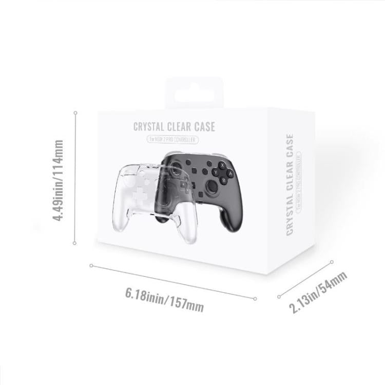 For Nintendo Switch 2 Pro Handle PC Protective Case(Transparent) - Cases by buy2fix | Online Shopping UK | buy2fix