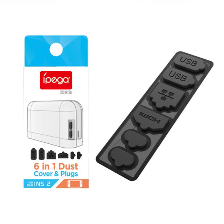 For Nintendo Switch 2 IPega 6-In-1 Precision Dust Plugs Set Multi-Port Protection Kit - Others by ipega | Online Shopping UK | buy2fix