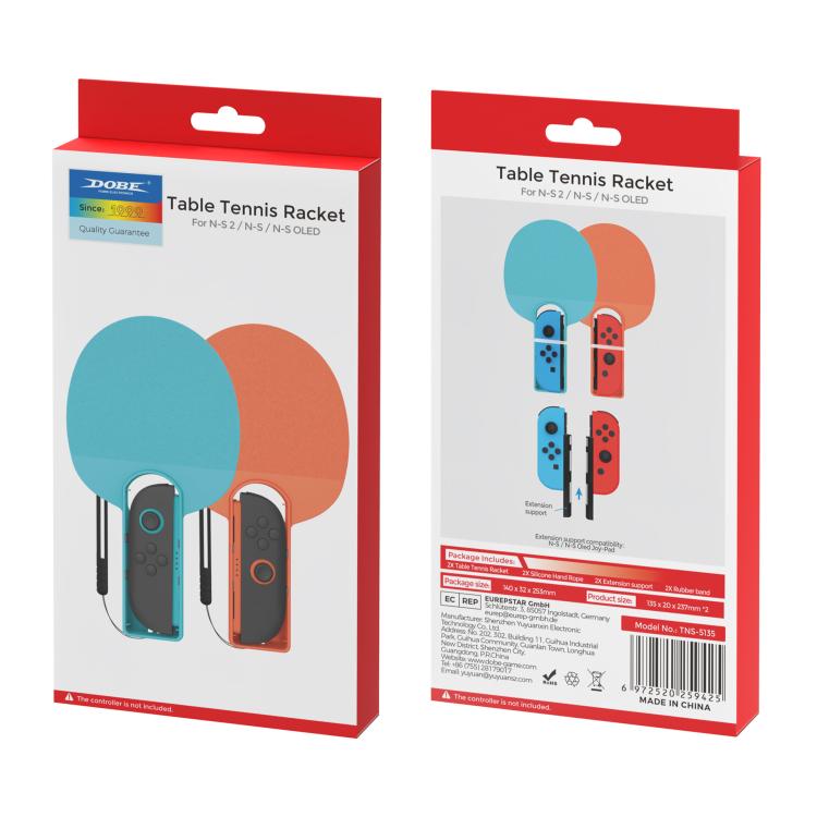 Table Tennis Racket for Nintendo Switch 2/Switch/Switch OLED Joy-Con Controller Attachments - Gamepads by buy2fix | Online Shopping UK | buy2fix
