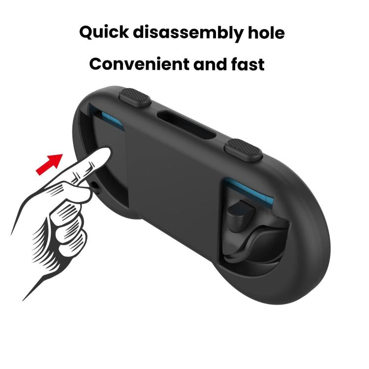 For Nintendo Switch 2 Joy-Con 1pair Comfort Grip with Adjustable Wrist Band(Blue Red) - Others by buy2fix | Online Shopping UK | buy2fix